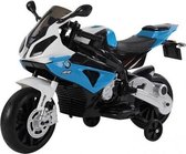 BMW S1000 Motor 12 V - Elektrische Motorfiets voor Kinderen & Jongens - Blauw