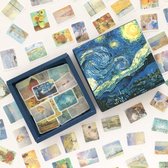Washi stickers | bullet journal & planner stickers | doosje met 200 kleine stickers | Van Gogh.