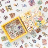 Washi stickers | bullet journal & planner stickers | doosje met 200 stickers | Anime