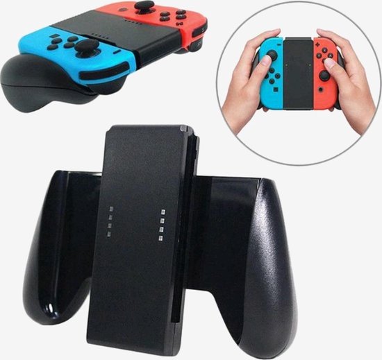Handgrip voor Nintendo Switch Joy Con Controller Zwart
