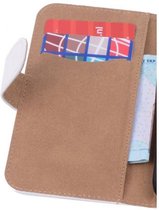 Bookstyle Wallet Case Hoesjes voor Sony Xperia M2 Wit