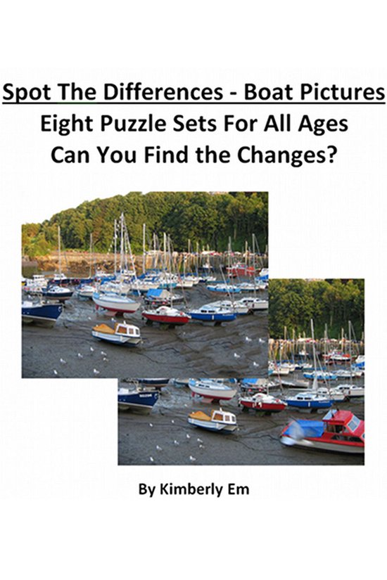 Spot the Difference - Boats - Eight Puzzle Sets to Solve For ... - cover
