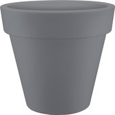 Elho Pure Round 50 - Bloempot voor Binnen & buiten - Ø 49 x H 44,4 - Grijs/Concrete Grey