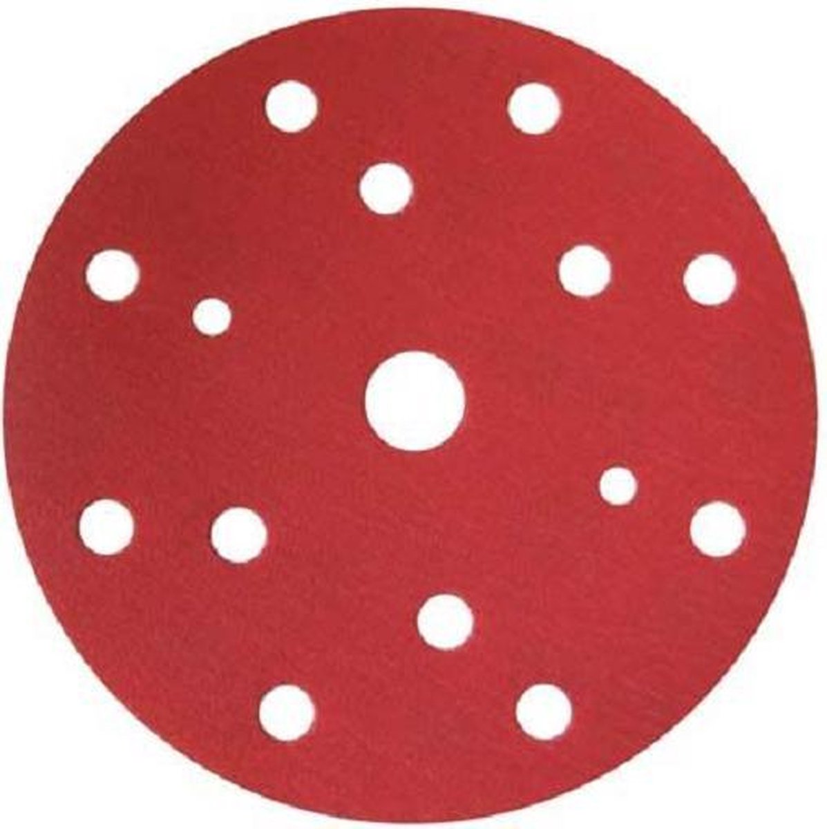 FINIXA Schuurschijven RED 150mm met 15 gaten - P80