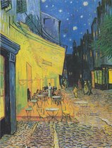 Kunst: Vincent van Gogh, Cafeterras bij nacht (Terrasse du café le soir, Place du forum, Arles), 1888 op aluminium, 125 X 187,5 CM