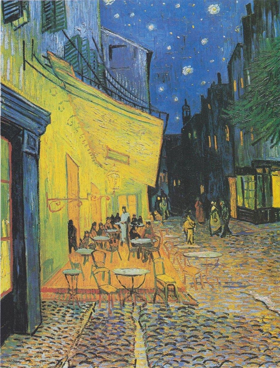 Kunst: Vincent van Gogh, Cafeterras bij nacht (Terrasse du café le soir,  Place du | bol.com