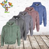 Hoodies Gildan S t/m XXL - M / heather sport royal