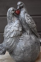 Pigeons amoureux à Bol, sculpture pour intérieur ou extérieur