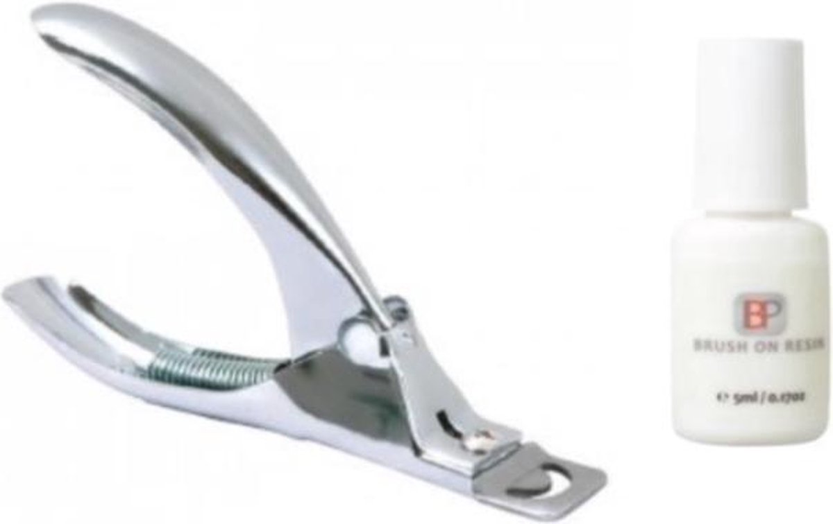 Goedkoopste Nageltip Knipper RVS Nagellijm 5ml - Kunstnagel knipper Nepnagel lijm