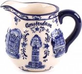 Delfts Blauw Embossed Melkkan Amsterdam - Souvenir