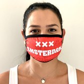 XXX Amsterdam mondkapje van katoen - Wasbaar
