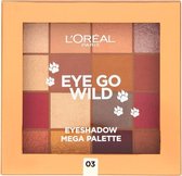 L’Oréal Paris - Eye Go Wild Mega palet - 16 kleuren - 17gr