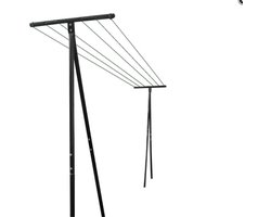 Set van 2 droogpalen + 60M draad inbegrepen