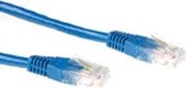 ACT CAT6A UTP 15m netwerkkabel Blauw