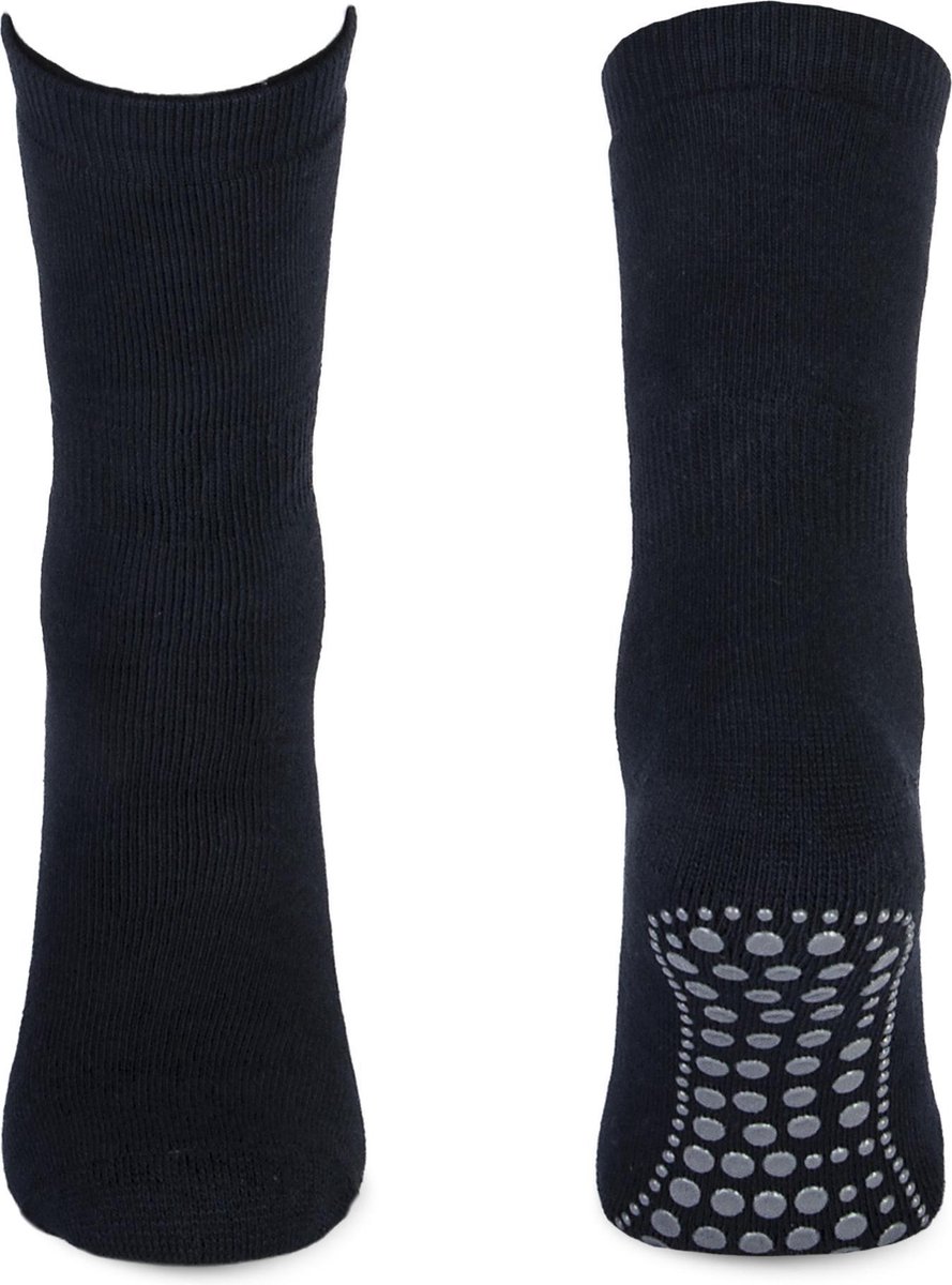Basset Antislip Sokken Donkerblauw 31-34
