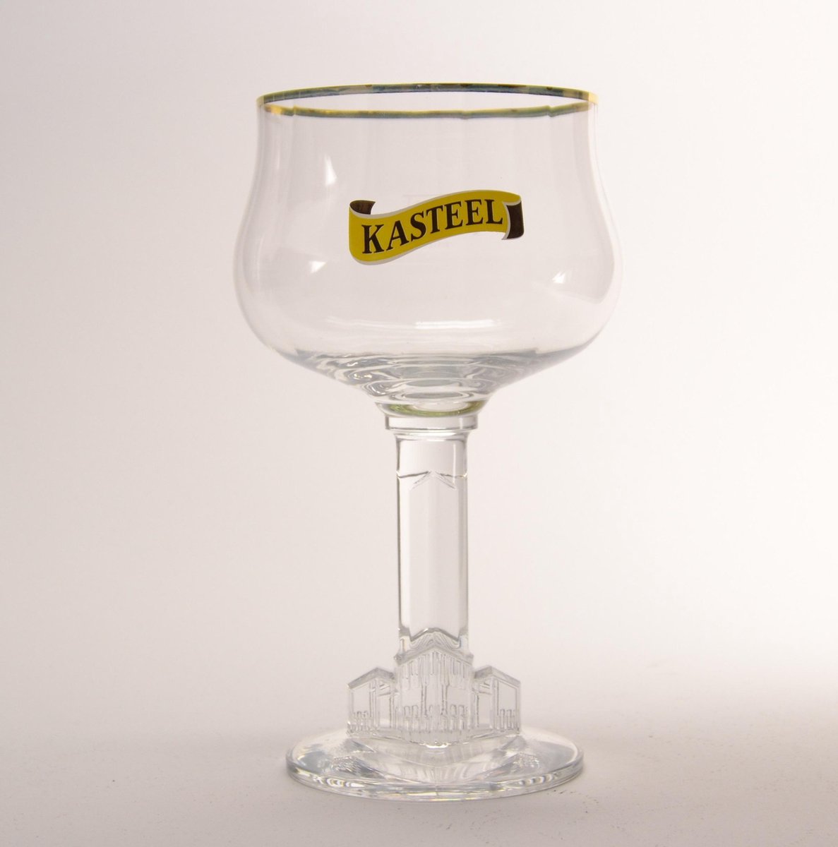 Kasteel Bierglas - 33cl - Origineel glas van de brouwerij - Glas op voet - Nieuw