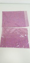 Placemats glitters 2 stuks vierkant