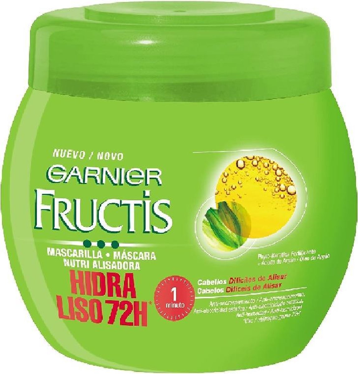 Garnier Fructis Mascarilla Hidraliso 300ml Groen