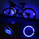 Doodadeals® Spaakverlichting Kinderfiets - Fietswielverlichting - LED - Blauw - Set van 2