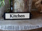 Emaille deurbordje recht 'Kitchen'