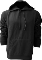Russell Kleuren Unisex Hooded Sweatshirt / Hoodie (Zwart)
