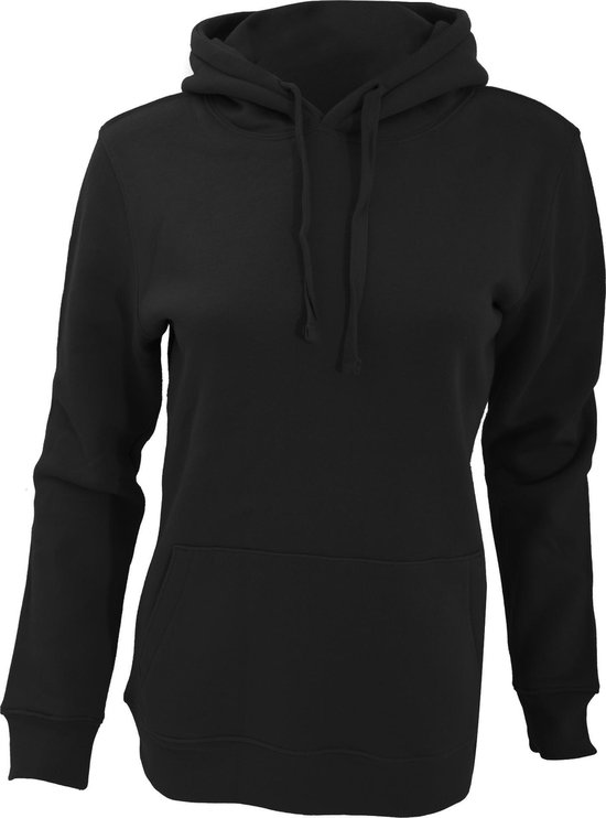 Russell - Authentic Hoodie Dames - Zwart - L