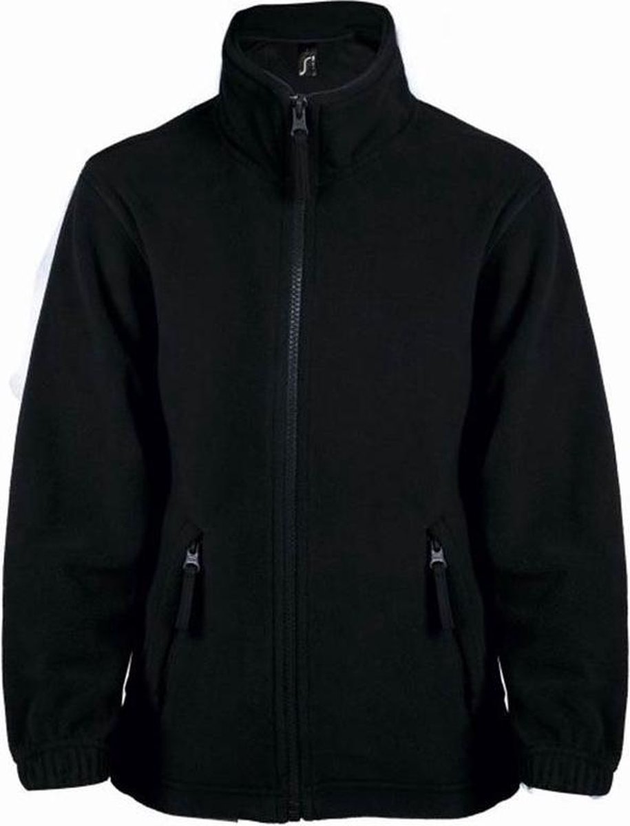 SOLS Kinderen/Kinderen North Zip-Up Fleece Jacket Zwart