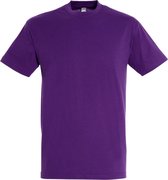 SOLS Heren Regent T-Shirt met korte mouwen (Donkerpaars)