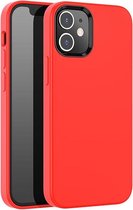 Hoco iPhone 12 mini silicone Back Cover Case - 5.4 - Rood