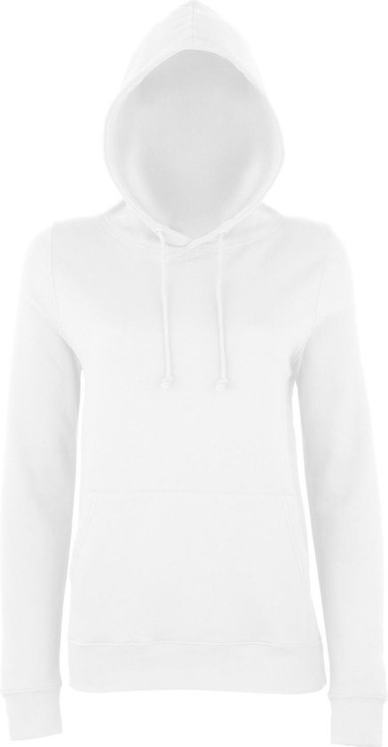 Awdis Gewoon Hoods Vrouwen/dames Girlie College Pullover Hoodie (Arctisch Wit)