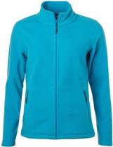 James and Nicholson Dames/dames Fleece Jasje (Turquoise)