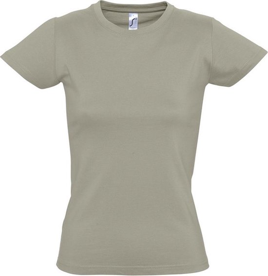 SOLS Dames/dames Imperial Heavy Short Sleeve T-Shirt (Khaki)