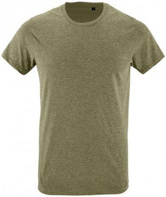 SOLS Regent Slim Fit T-shirt à manches courtes pour hommes (Heide Kaki)