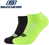 Skechers - Sneakersokken - Heren / Dames - Badstof - Arch Support - Lemon - 39-42