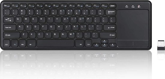 SAMTECH Toetsenbord Draadloos (2.4Ghz) met touchpad - universeel keyboard -  geschikt... | bol.com