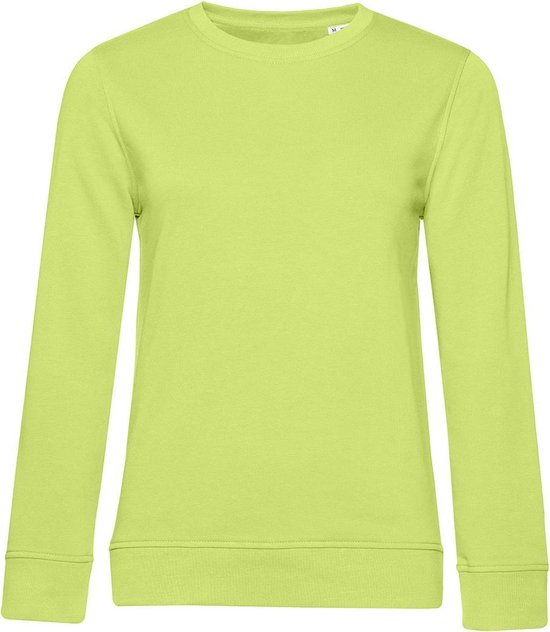B&C Dames/dames Organic Sweatshirt (Kalk groen)