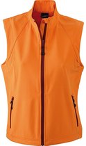 James and Nicholson Dames/dames Softshell Vest (Oranje)