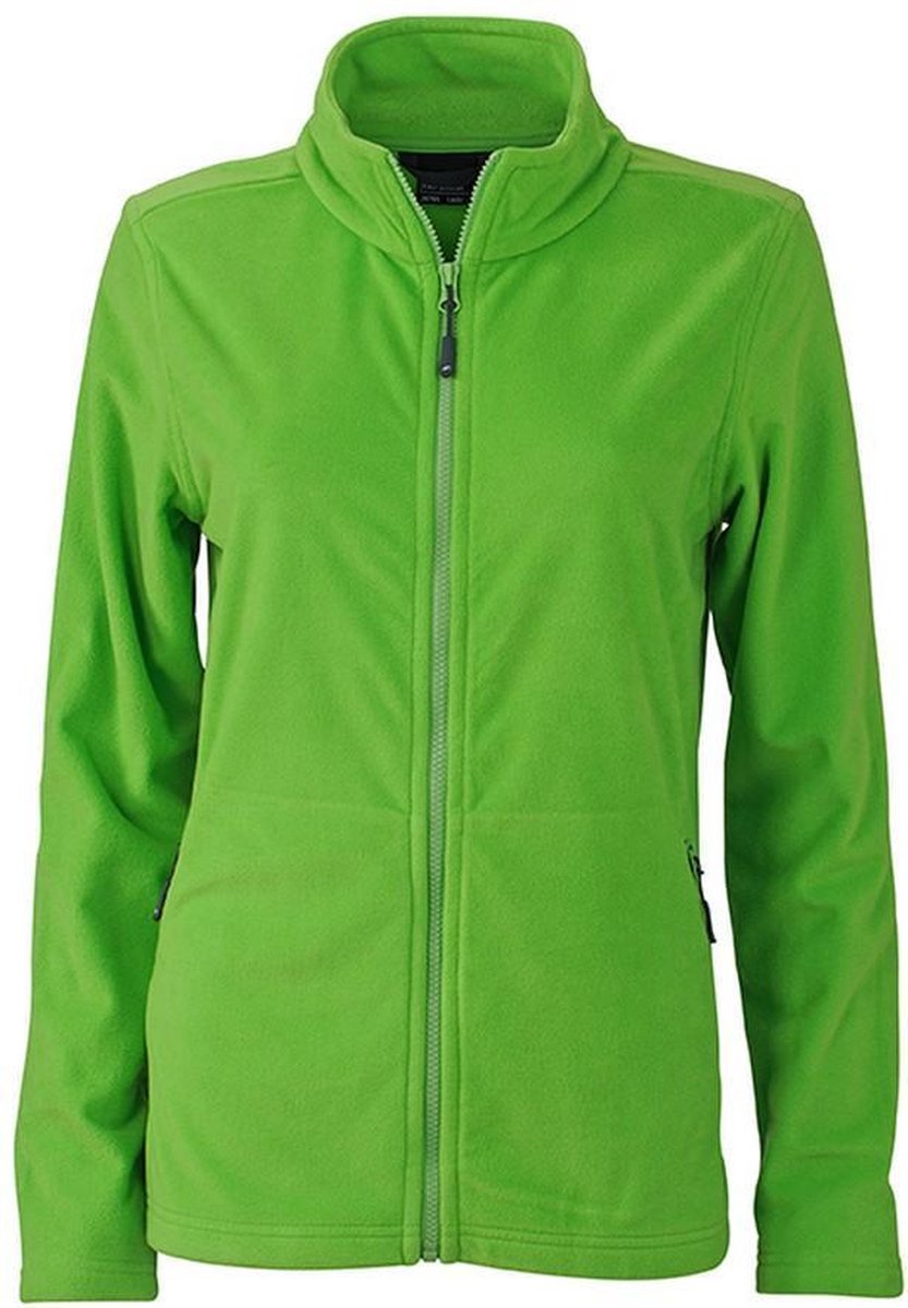 James and Nicholson Dames/dames Basic Fleece Jacket Voorjaarsgroen