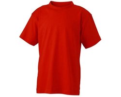 James and Nicholson Kinderen/Kinderen Basic Tee (Tomatenrood)