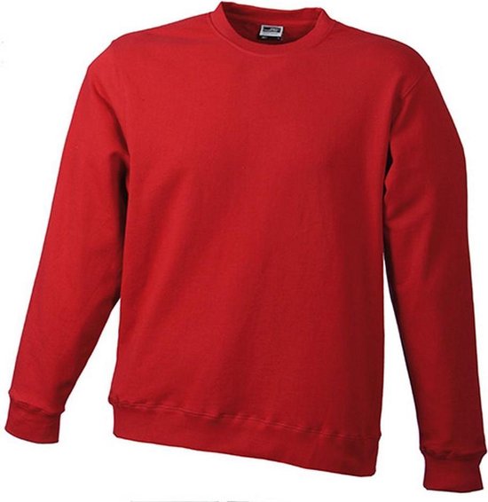James and Nicholson Unisex Basic Sweatshirt (Bourgondië)