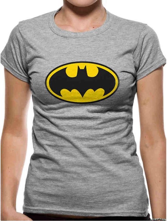 Dames/Dames Logo Ontwerp T-Shirt (Grijs)