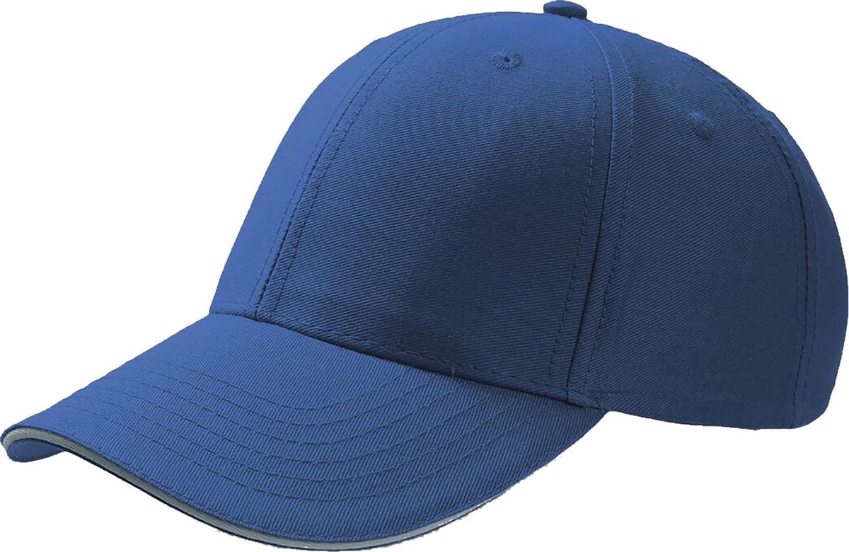 Atlantis Sport Sandwich 6 Panel Baseball Cap (Pakket van 2) (Koninklijk)