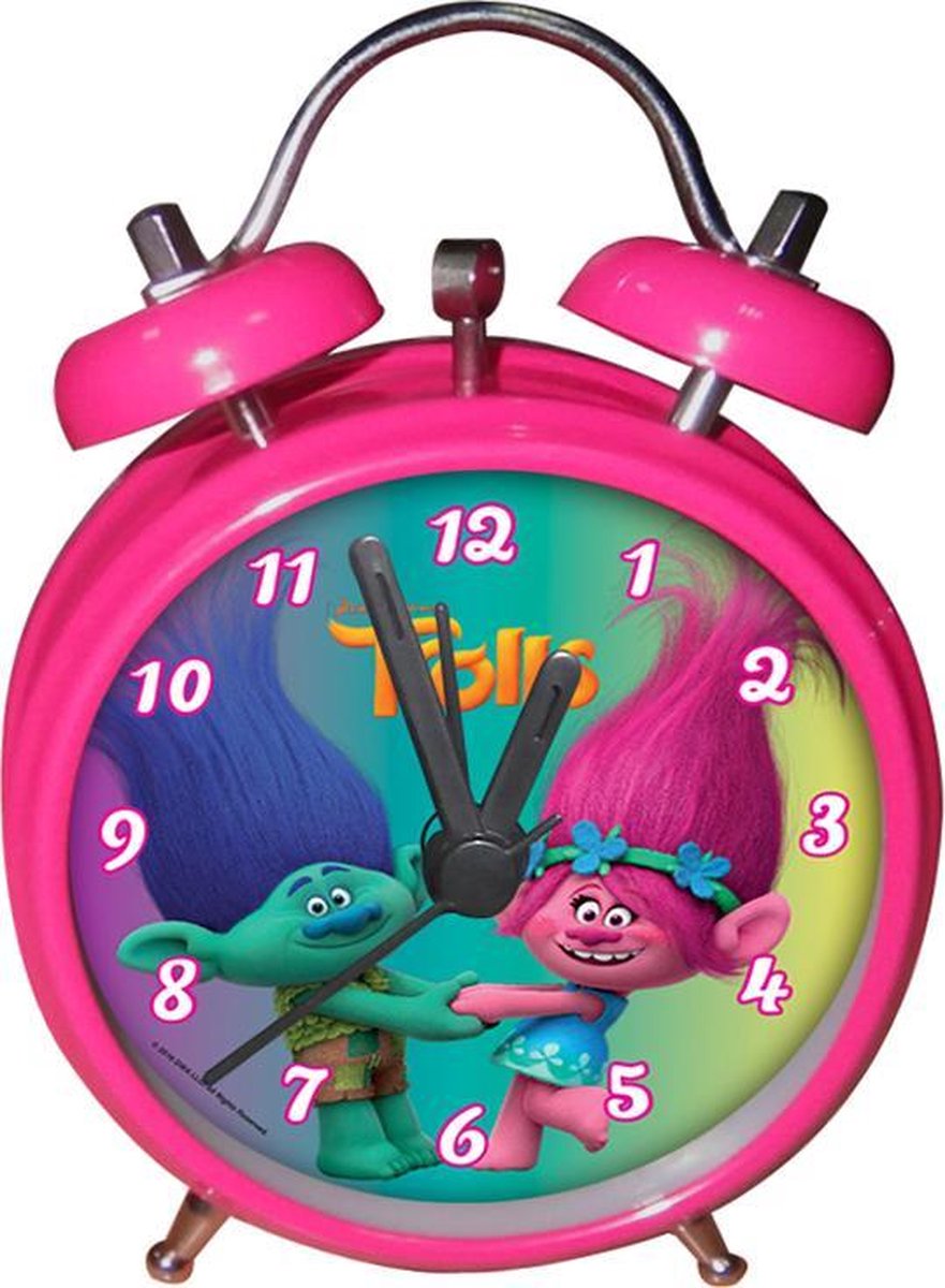 Trolls wekker alarm klok small 10 cm