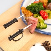 Kikkerland Ninja en piratenzwaard BBQ spiezen (set van 2) - BBQ accessoires