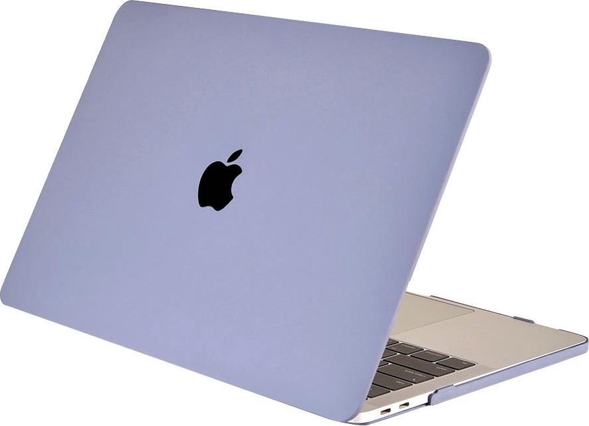 Lunso Geschikt voor MacBook Air 13 inch M1 (2020) cover hoes - case - Candy Lavender