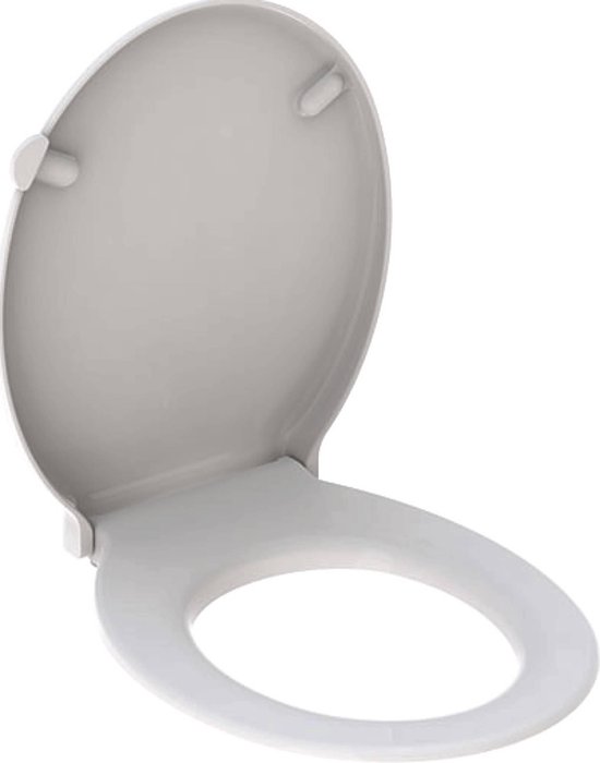 Geberit 300 Comfort WC bril - Antibacterieel met Deksel t.b.v mindervaliden  - Wit | bol.com