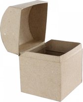 Mini boîte - papier mâché - 9,5 cm - 10 pièces