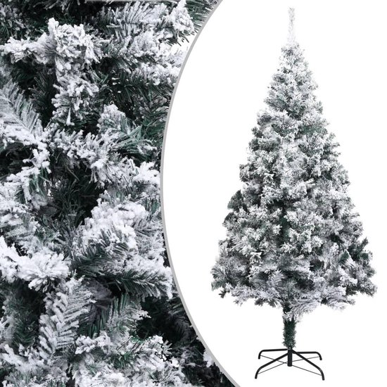 Kunstkerstboom - Kerstboom - Met sneeuwvlokken - 240 cm