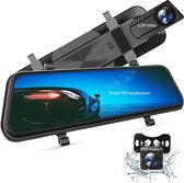 VanTop H610 IPS 10 inch Spiegel Dashcam 2.5K + HD ( gratis 32 GB Micro SD kaart)