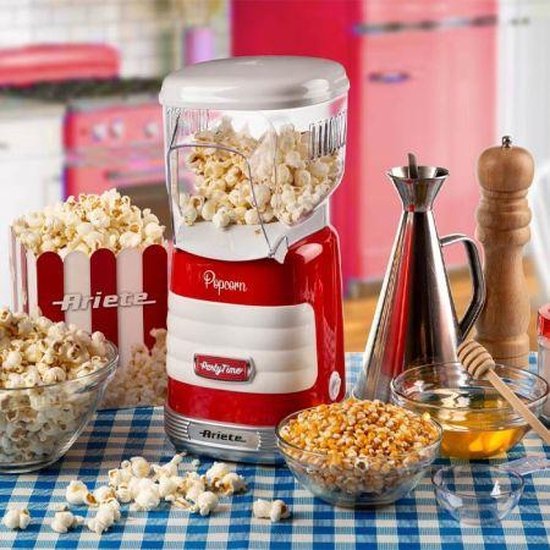 Ariete 2956 Popcorn Machine - Rood - Vetvrije Popcorn binnen 2 min — afbeelding 5